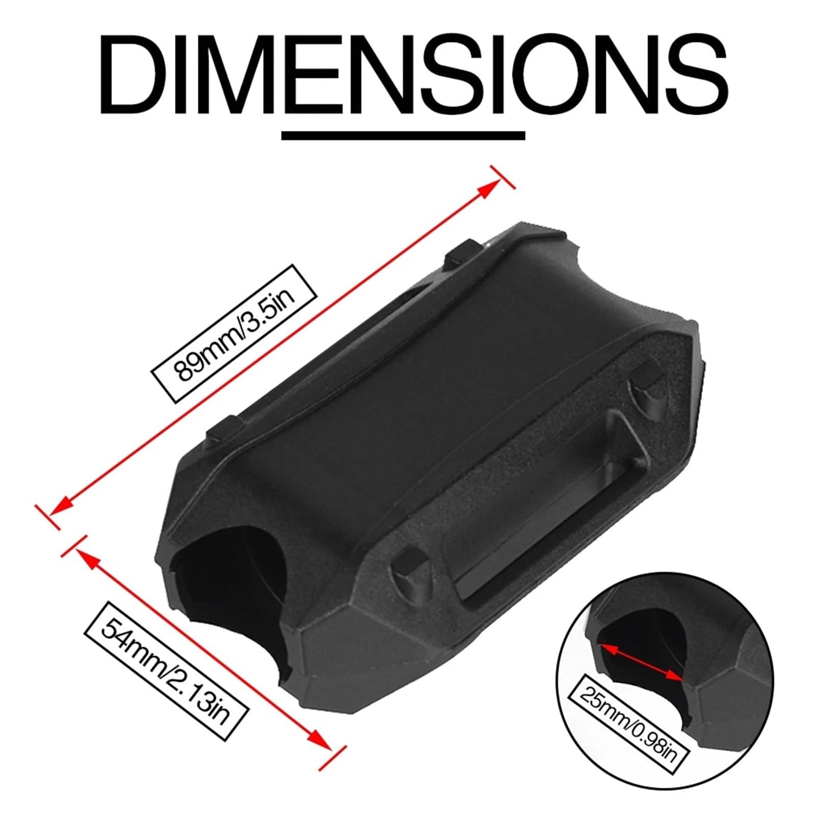 Protezione paraurti Per Honda X-ADV XADV 750 X ADV 2017 2018 2019 2020 2021 Accessori Moto 25 Millimetri Paraurti Motore Guard Protector Blocco Crash Bar Decorativo(Short)