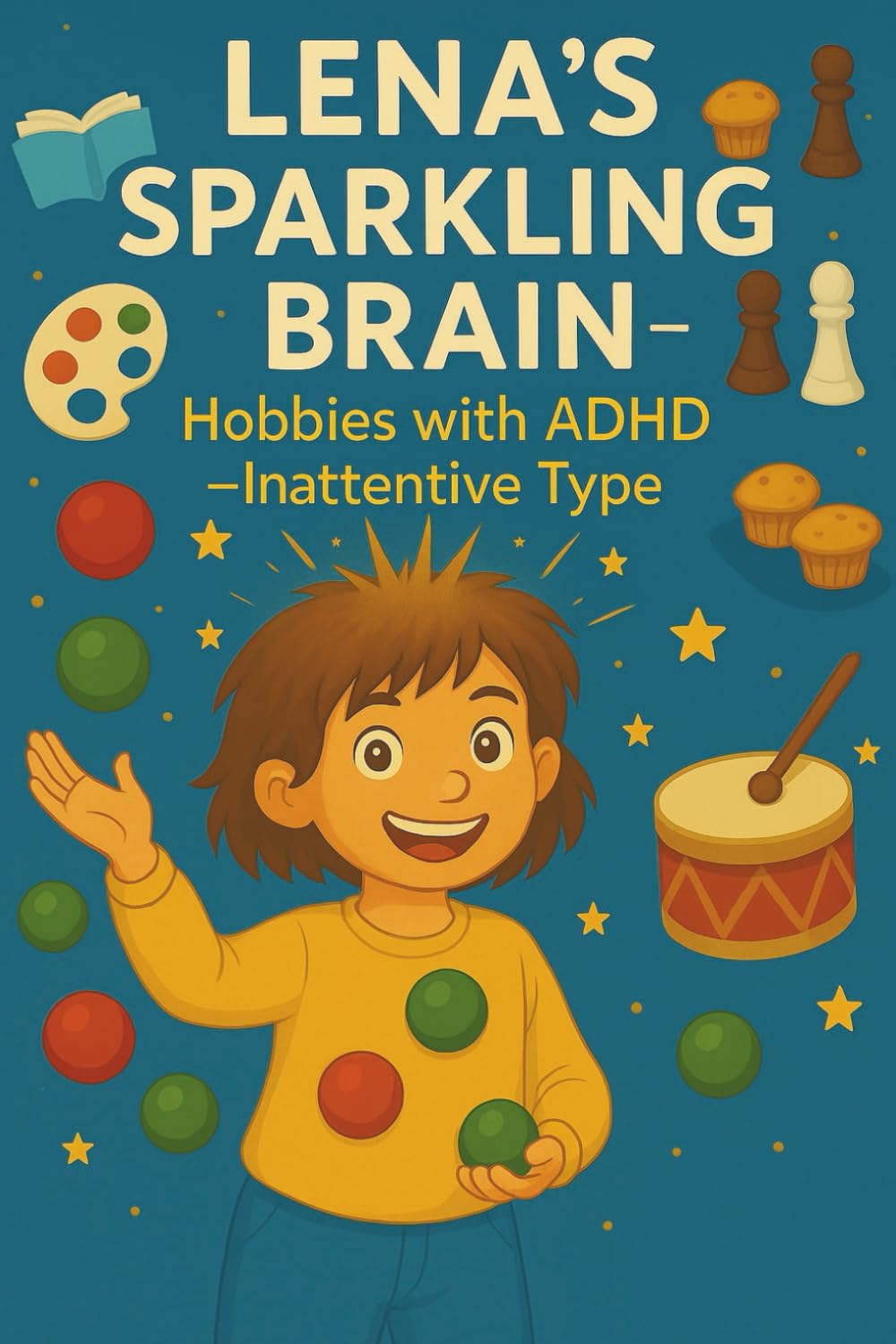 Lena's Sparkling Brain - Hobbies with ADHD: A heartwarming story about creativity, concentration, and self-confidence