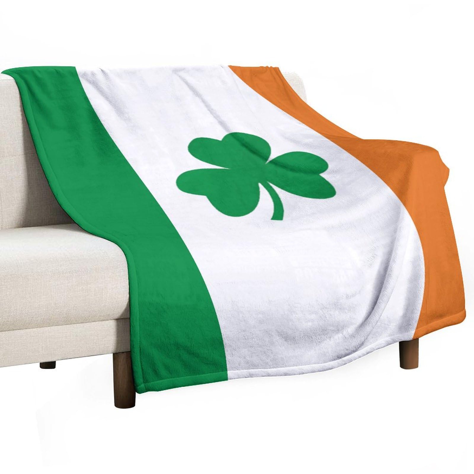 Couverture flanelle Happy Irish Holidays chaude quatre saisons