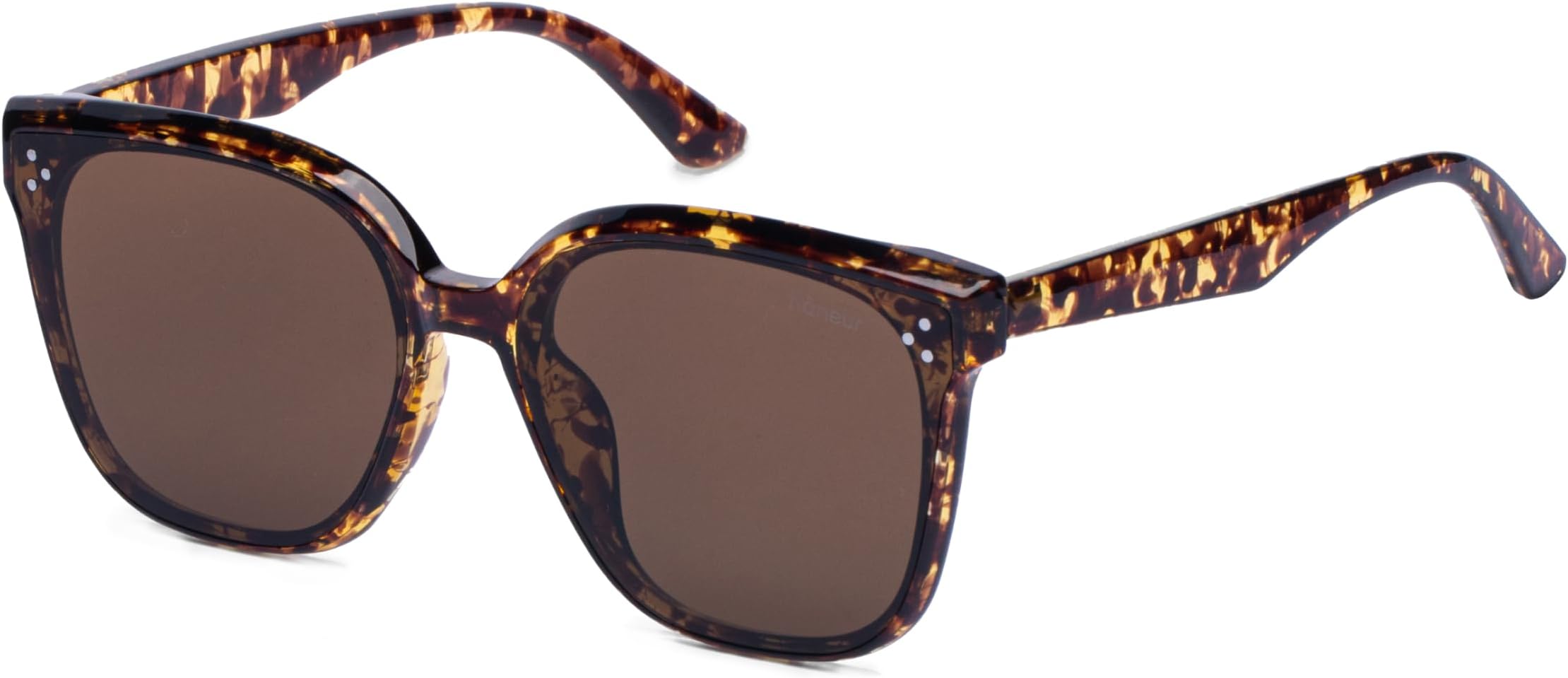 flâneur FASHIONFlaneur Stylish Polarized Square Sunglasses for Women & Men - UV Protection, Lightweight, Scratch-Resistant, Trendy Eyewear & Accessories for Ladies UV400