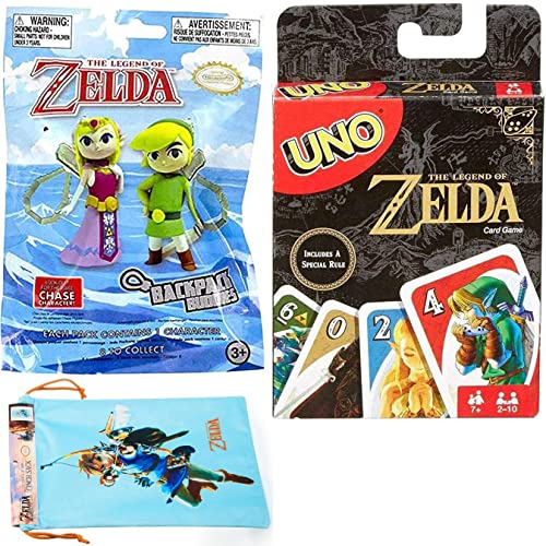 Legend Go! Uno Card Game Zelda Special Legend Rule Exclusive & Adventure Backpack Buddies Master Hanger Collectors Edition + Bag