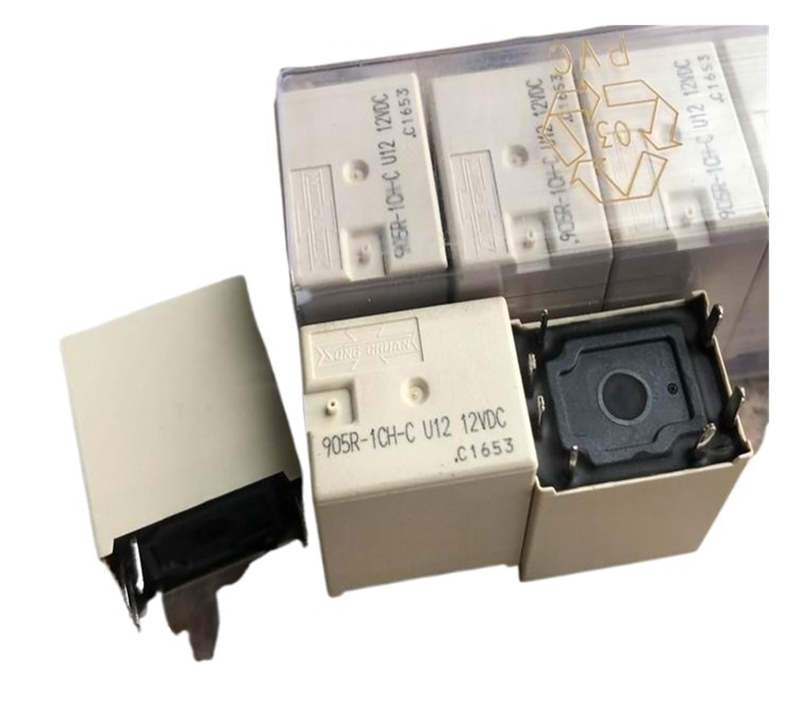 Relais 905R-1CH-C U12 12VDC pour circuit imprimé automobile à 7 broches