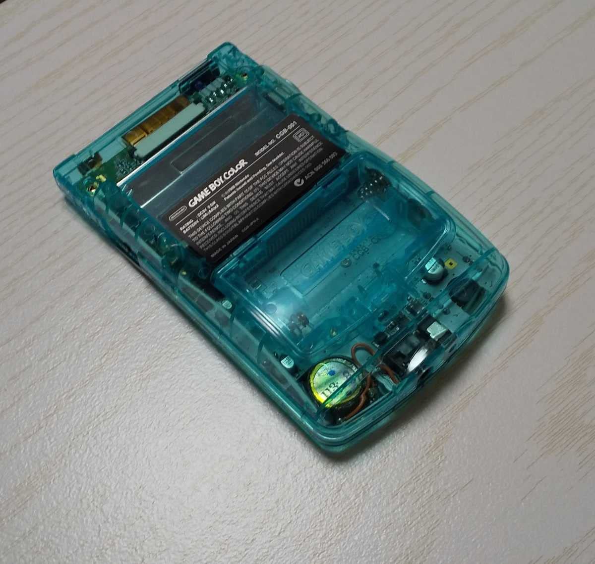 Amazon.co.jp: IPS液晶2.6インチ ゲームボーイカラー クリアブルー  