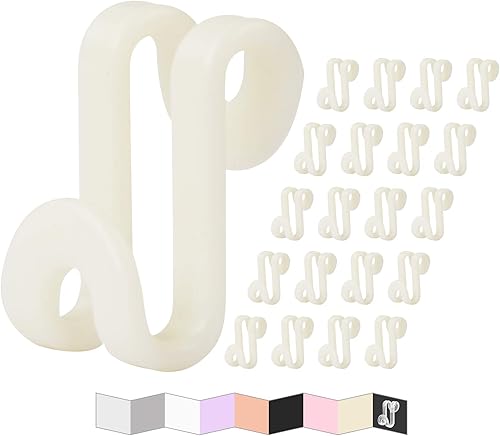 Miniatura 9 de Ganchos de conector para colgar ropa, mini ganchos en cascada para perchas de terciopelo abrazables, resistente ahorro de espacio para armario, 60