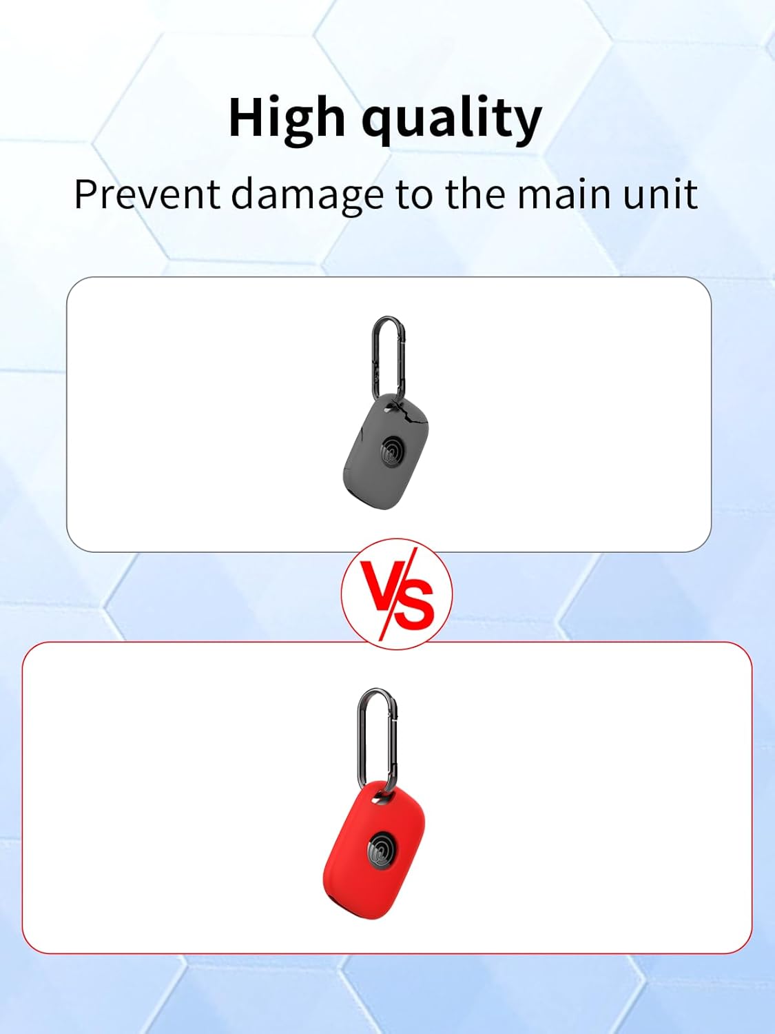 Life360 Pro (2024) BluetoothトラッカーのTile用ケース、ソフト保護、耐衝撃、BOVUGACシリコンケー