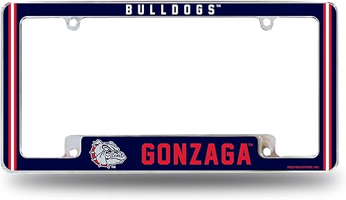 Miniatura 177 de Rico Industries NCAA Classic 12" x 6" Chrome All Over Automotive License Plate Frame for Car/Truck/SUV