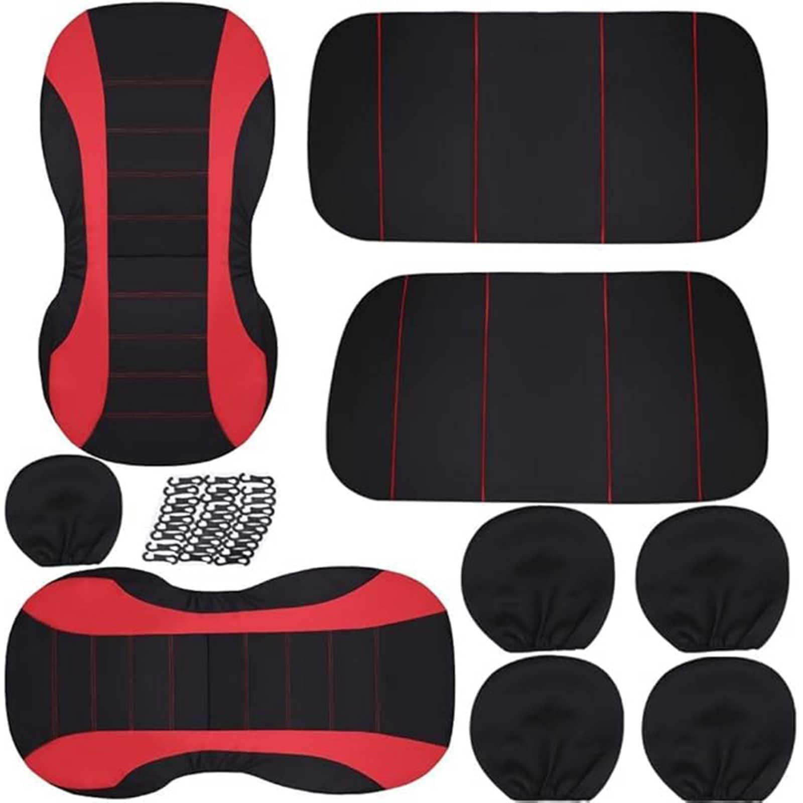 Auto Set Coprisedili Per Hyundai i20 5-Door / i20 N 5-Door BC3 GB PB 2009-2019 2020 2021 2022-2026, Traspirante Set Fodere Anteriori Posteriori Copri Auto Protezione Traspirante Interni Accessori