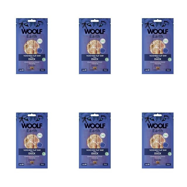 Pack 6x90g - Snacks Naturales Perros Woolf Earth - Premios Salud Articular - Dog Treats Alta Digestibilidad
