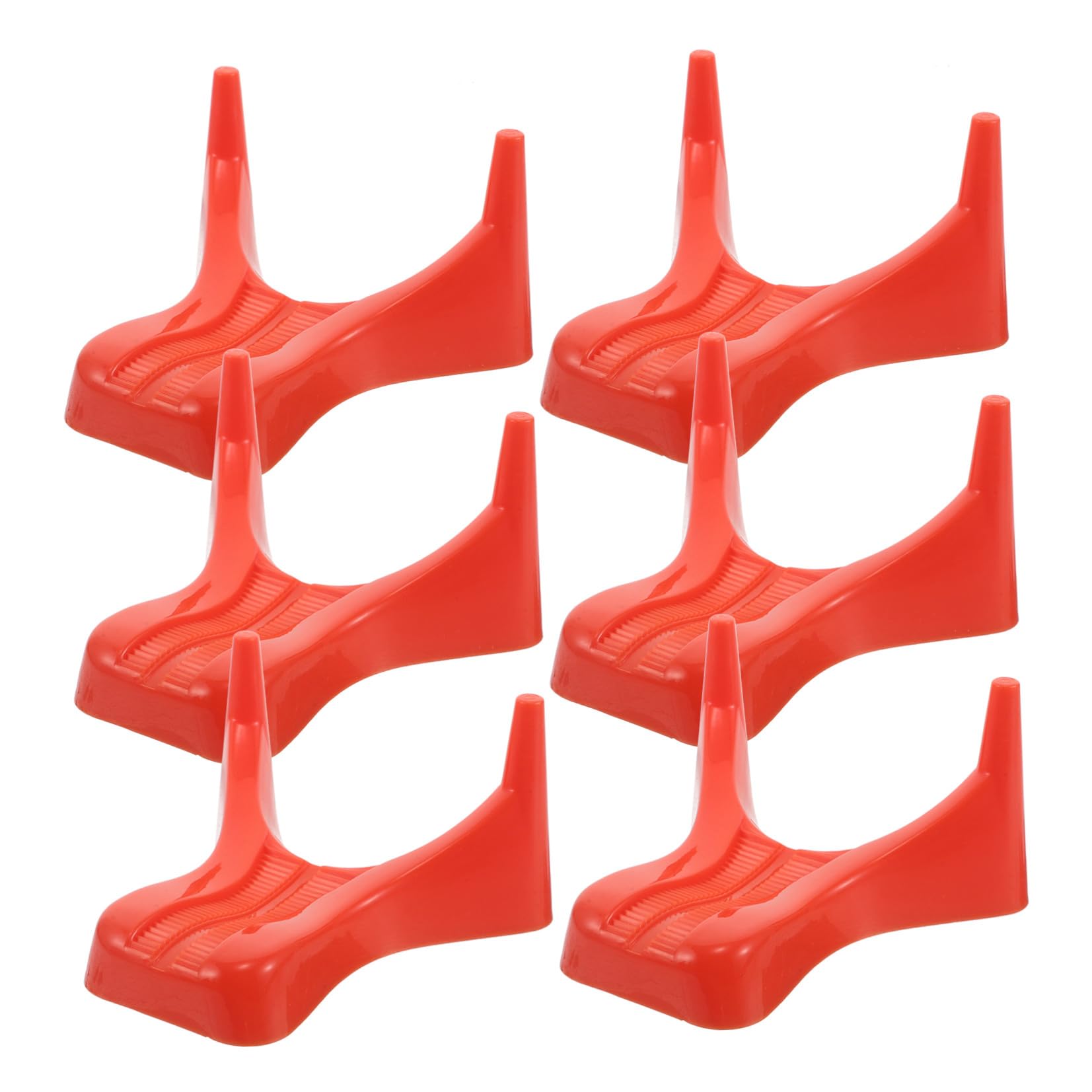 Anneome 6 Stück 6 Stück Rugby Kicking Tee Stabiler Football Ballhalter aus Wetterfestem Material Universeller Fußballständer für Training Field Goal Übungen und Sportraum