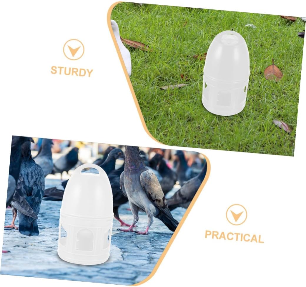 2pcs Pigeon Water Feeder Capacity Drinking Kettle for Birds Hanging Design for Easy Use Homes and Pet Shops Practical Bird Watering Device