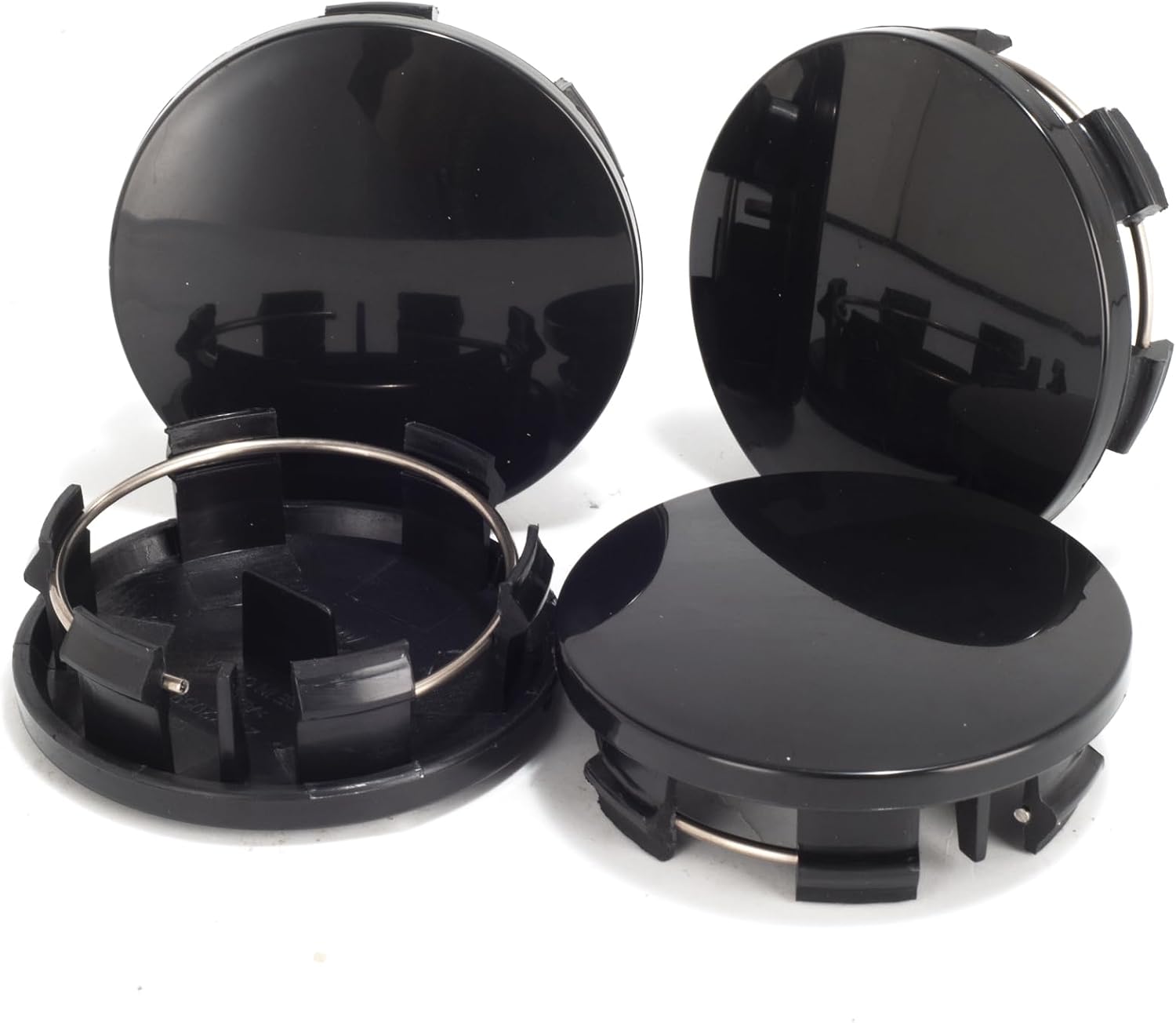 4 Pack 63.9 mm/2.52 in Wheel Center Caps Kit for 2015-2022 Challenger 2016-2020 Grand Cherokee 2019-2024 Durango,ID 54.5 mm / 2.15 inch, Replaces 5QW99SZ0AA 5QW99TRMAA Black Rim Covers