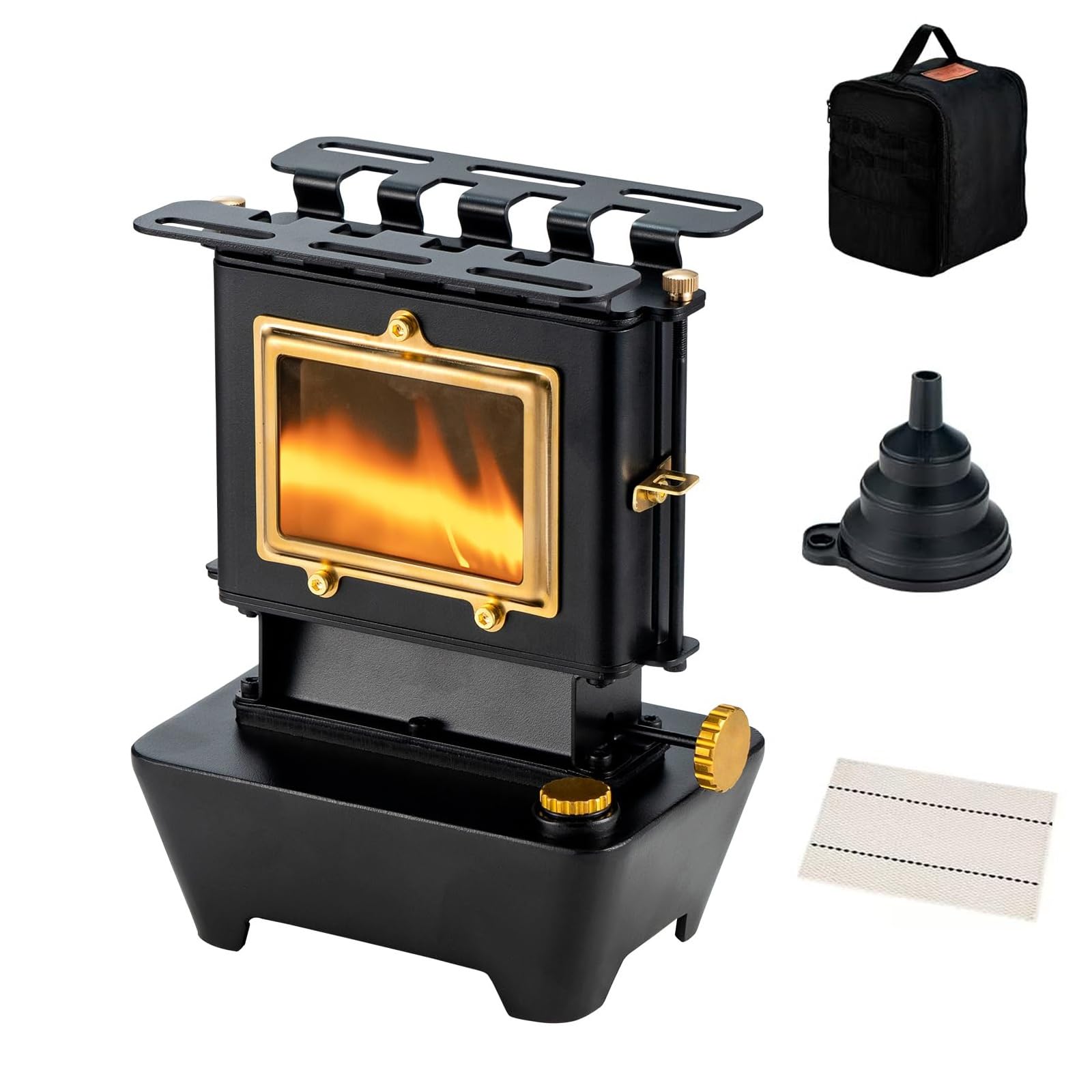 Lanterne à huile extérieure pour chauffer et cuisiner en bivouac