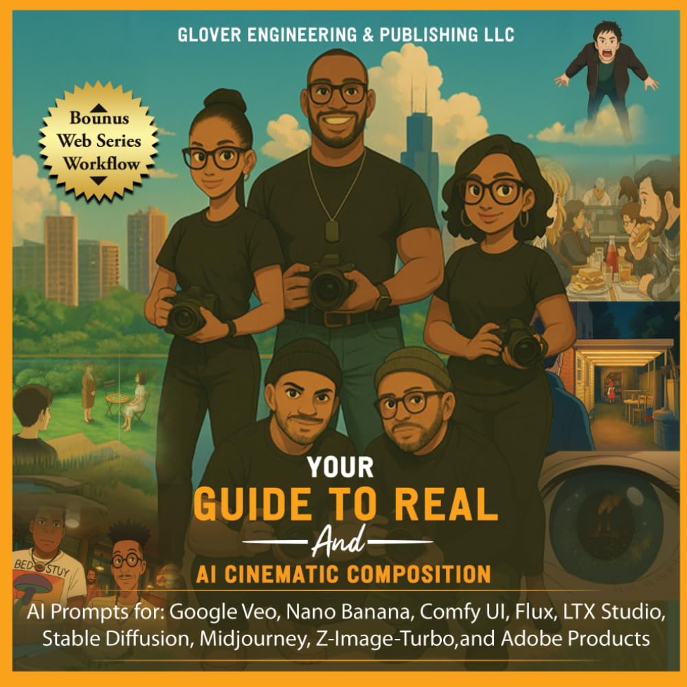 Your Guide to Real & AI Cinematic Composition: AI Prompts are designed for Google Veo, Nano Banana, Comfy UI, Flux, LTX Studio, Stable Diffusion,
