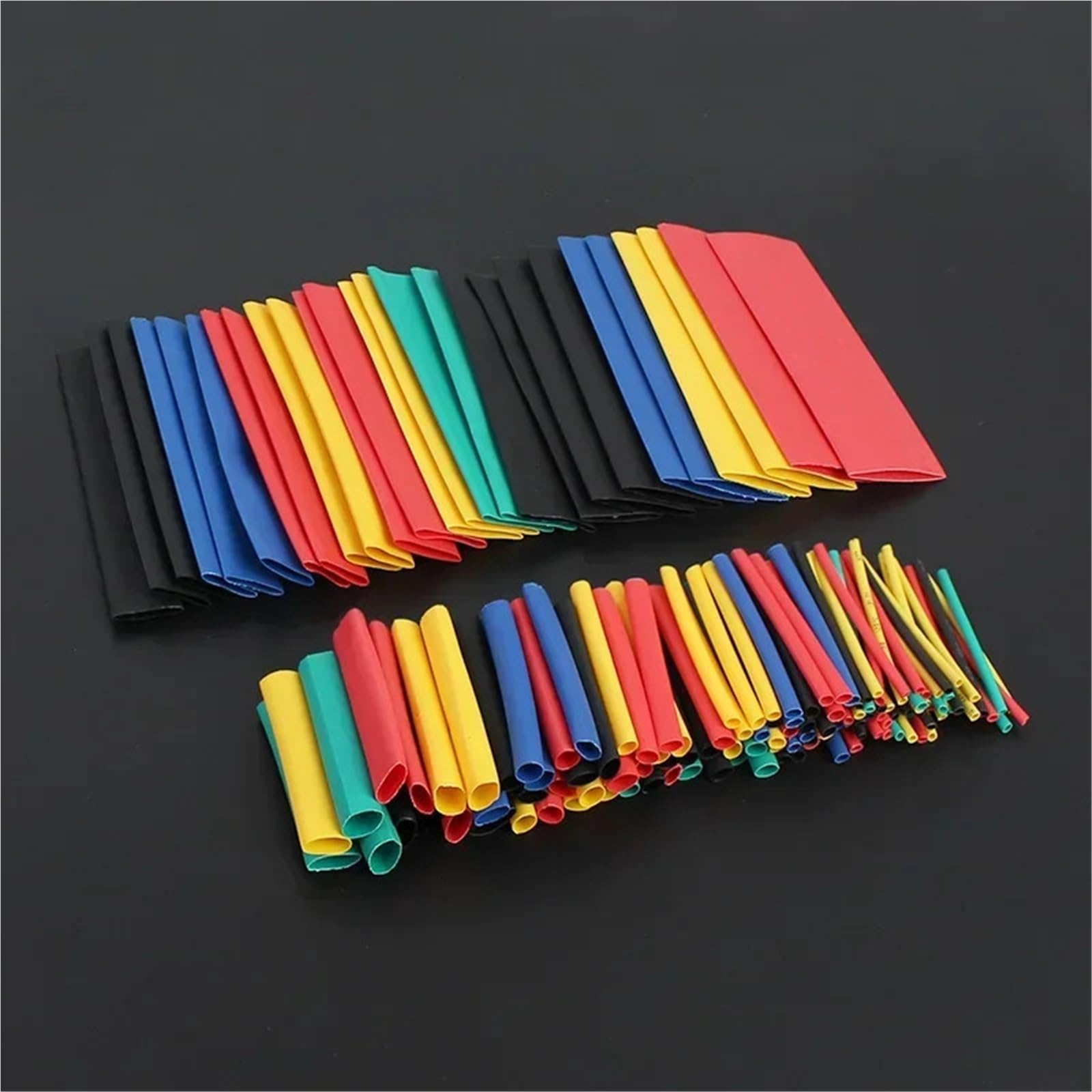 Kit de Tubos termorretráctiles de 164/280/328/580/750 Piezas, Fundas de Aislamiento for Cables termorretráctiles, Kit Surtido de Fundas for Cables eléctricos DIY(580pcs in Box)