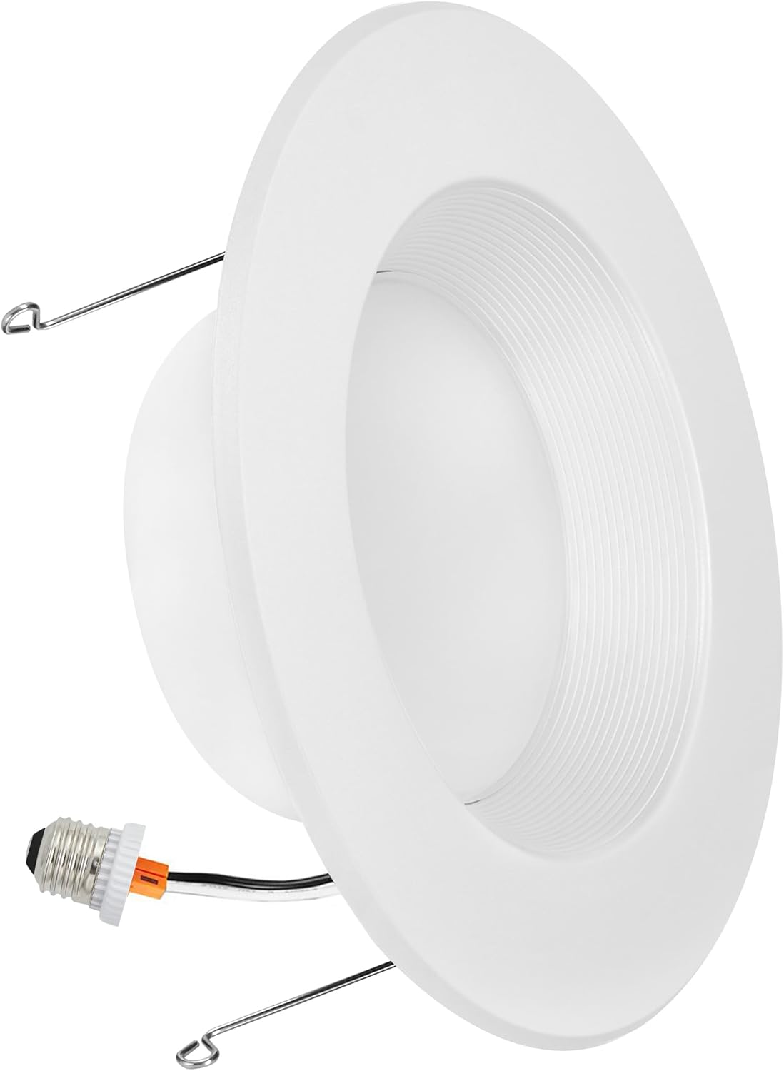 Maxxima 12 Pack 5 in. & 6 in. 5 CCT Retrofit Recessed LED Downlight - 1300 Lumens, E-26 Quick Connect, Dimmable, Color Selectable 2700K-5000K (2700K/3000K/3500K/4000K/5000K), Ideal for Contractors