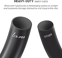 Vista 9 de (2 Pack) AR-PRO Scooter Replacement Inner Tubes - 12.5" x 2.25" Inner Tubes with Angled Valve and FREE 2 Tire Levers Compatible With Razor Pocket