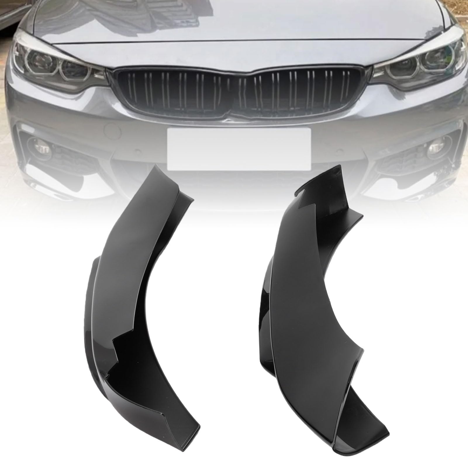 Rozgałęźniki Przedniego Zderzaka, Boczna Dokładka Zderzaka, Zamiennik Spoilera dla Serii 4 F32 Coupe, F33 Cabrio Cabrio i F36 Gran Coupe, Akcesoria do Modyfikacji