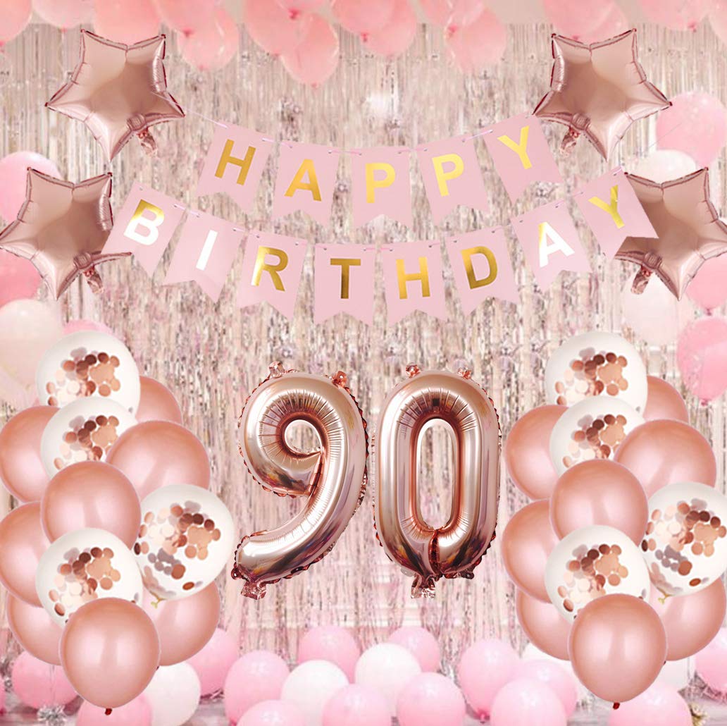 Happy 90e Anniversaire Bannière De Typographie De Gradient Darcenciel