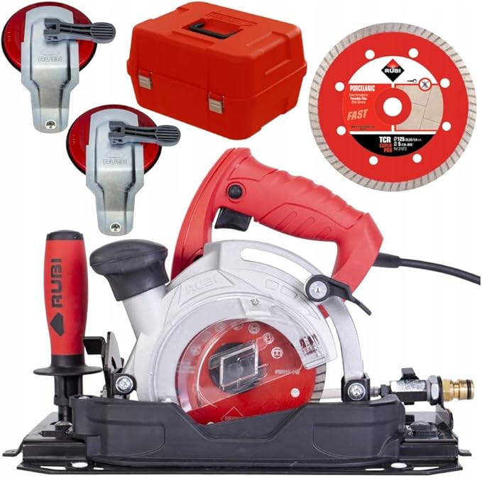 RUBI 50953 | Cortadora Circular de Azulejos eléctrica | Ideal para lámina cerámica | Modelo TC-125 230V 50Hz