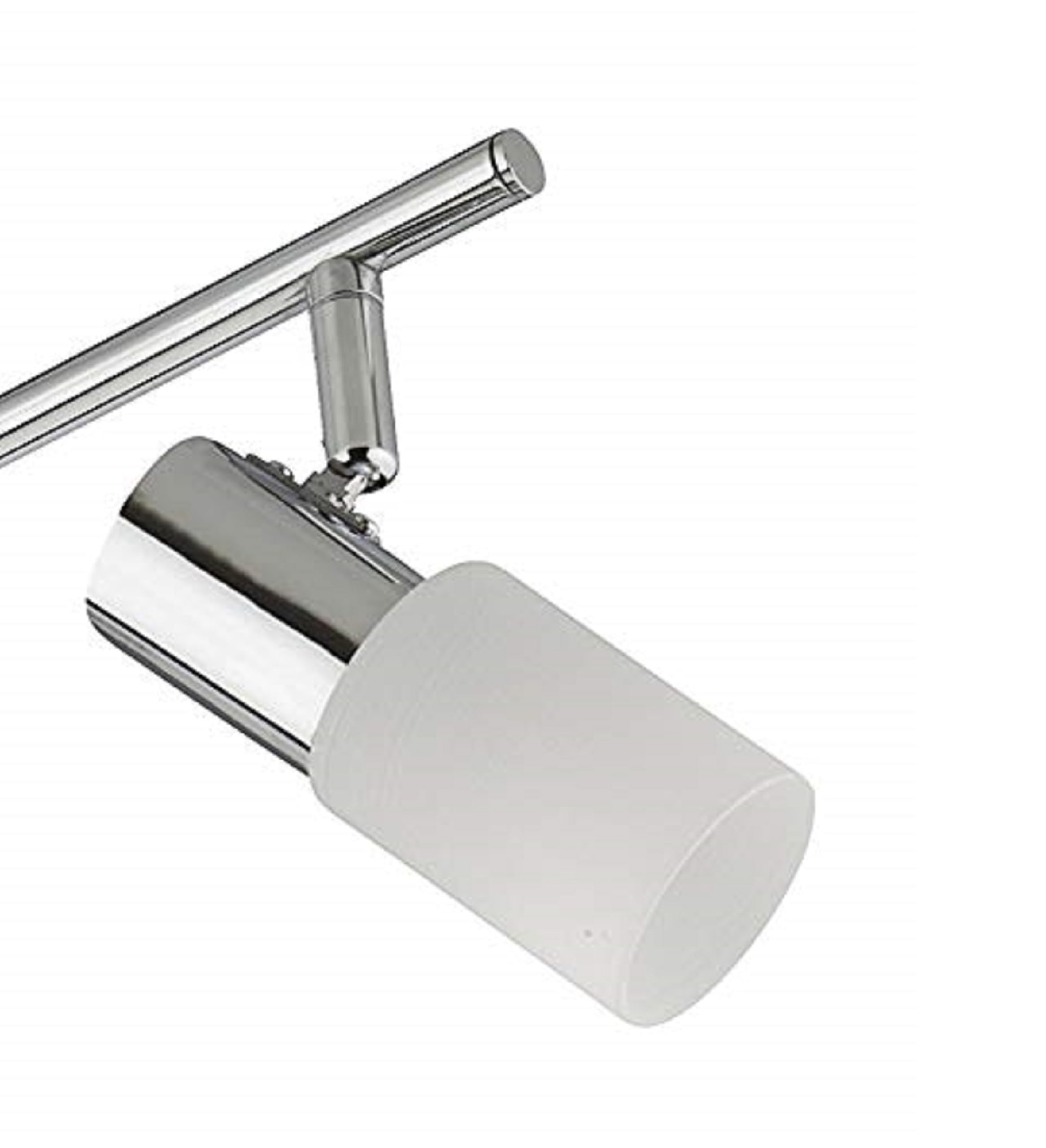 Trango 3-flammig 2007-38 Deckenleuchte in Chrom-Optik & ALU gebürstet *GRACE* inkl. 3x G9 LED Leuchtmittel 3.000K warmweiß Badleuchte, Flurleuchte, Küchenleuchte, Deckenlampe mit schwenkbar Spots