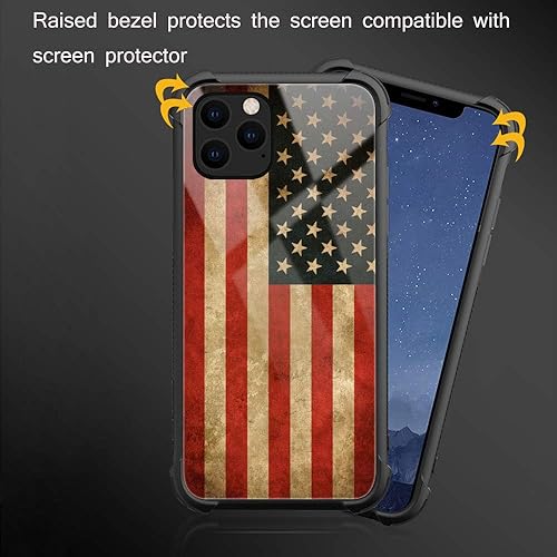 Vista 82 de Funda compatible con iPhone 12/12 Pro, funda de invasión de vaca alienígena OVNI, parte trasera de vidrio templado + funda protectora de silicona