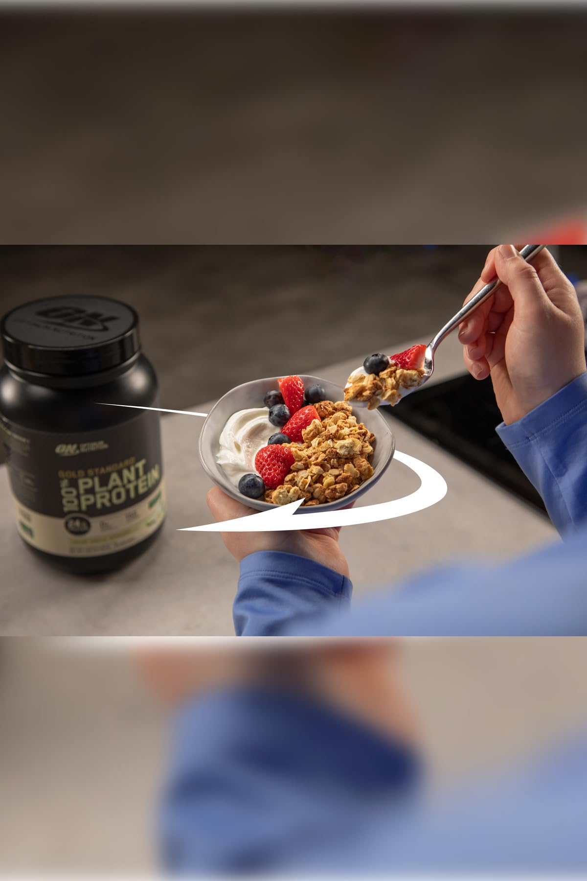Optimum Nutrition Gold Standard 100% roślina, czekolada - 684 g