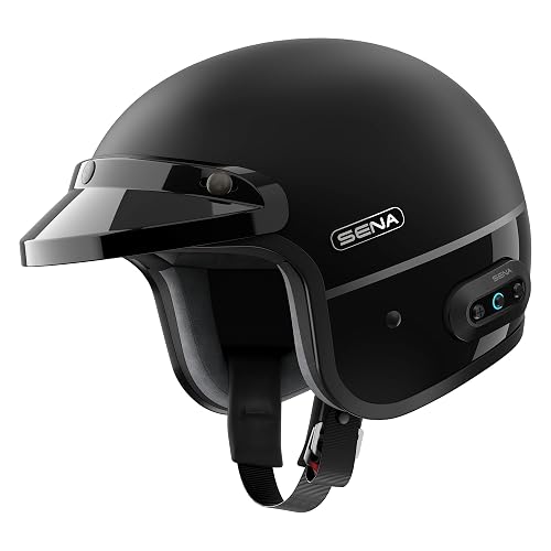 Sena Surge Mesh Intercom Enabled Open Face Smart Motorcycle Helmet
