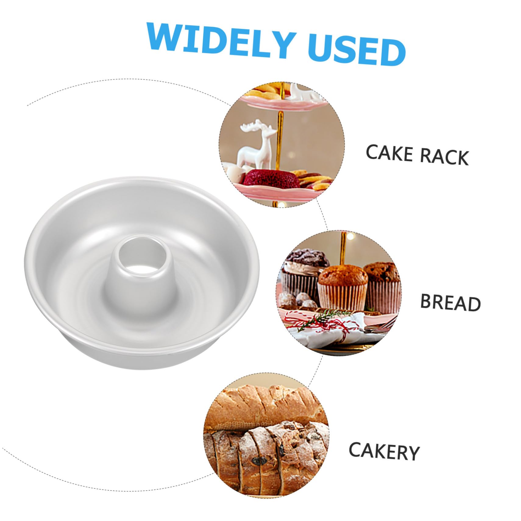 GREENADSCAPE Doughnut Baking Mold Non-Stick Cake Pan for Unique Desserts Hollow Design Easy Release for Home Bakery Family Treats