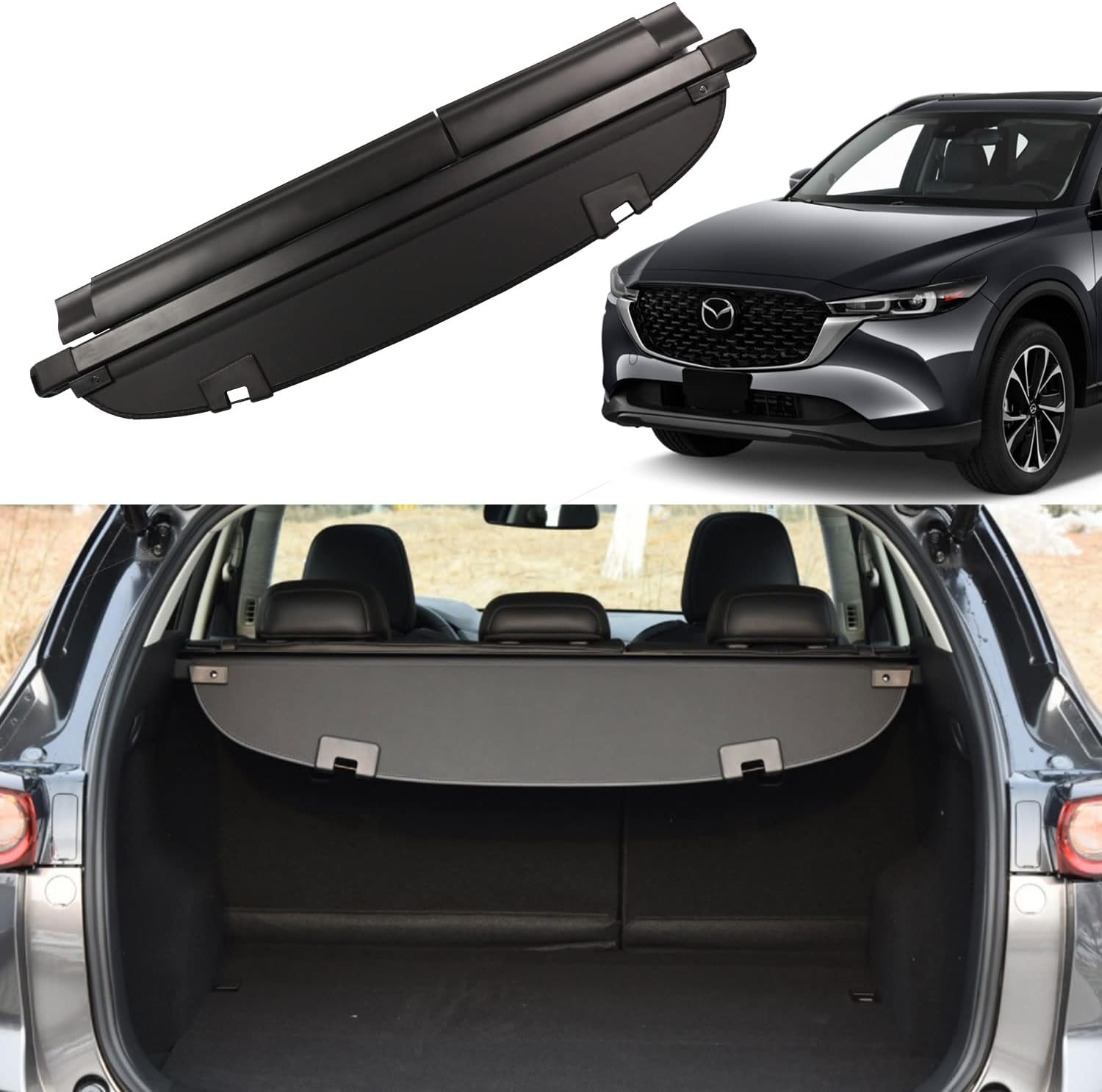 Liizoo Cargo Cover for Mazda CX5 2017 2018 2019 2020 2021