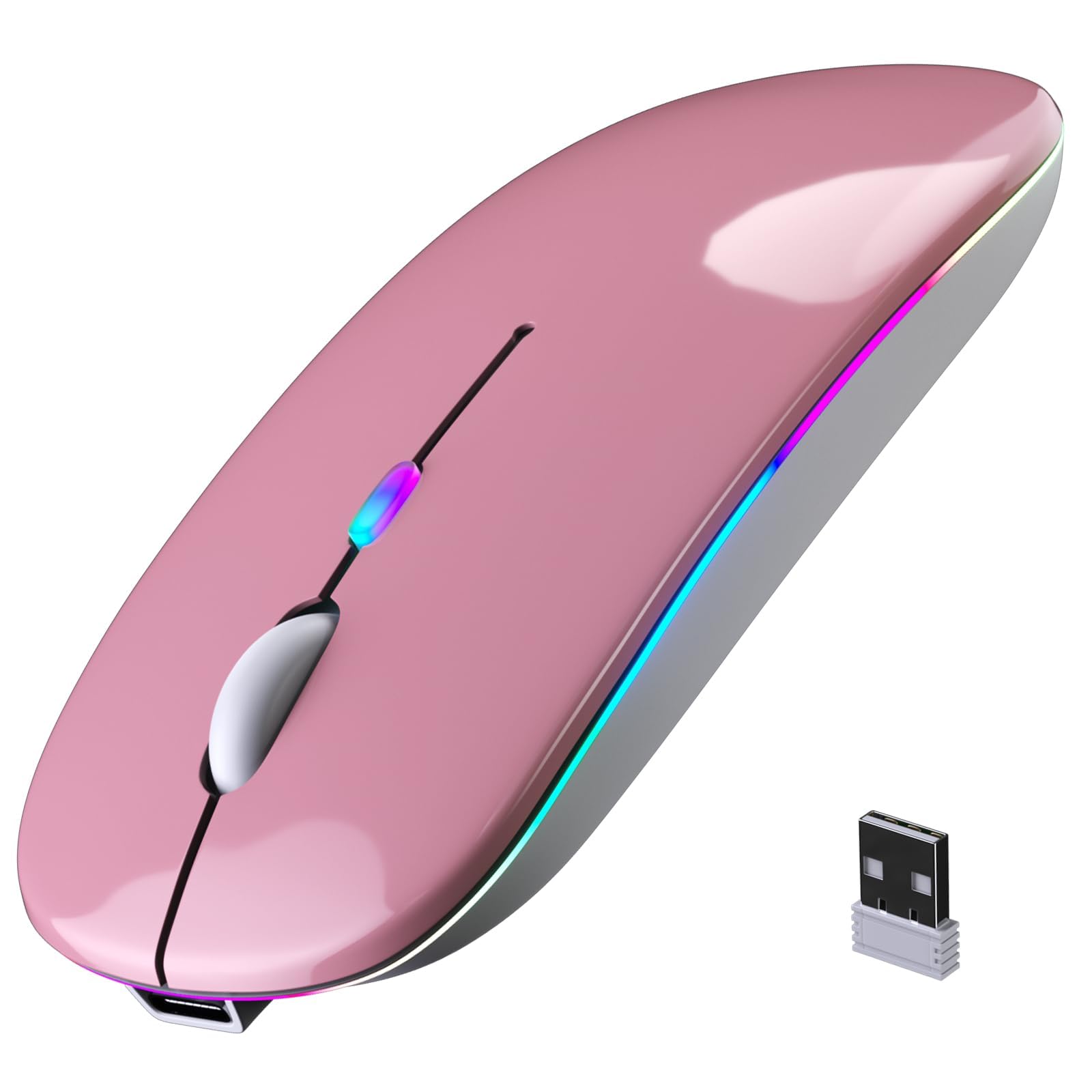 Photo 1 of Afaartcci Wireless Bluetooth Mouse, Rose Gold