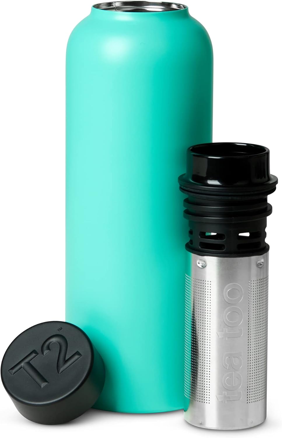 T2 Tea Flask, Stainless Steel Leakproof Thermal Insulated Flask with Removable Tea Infuser