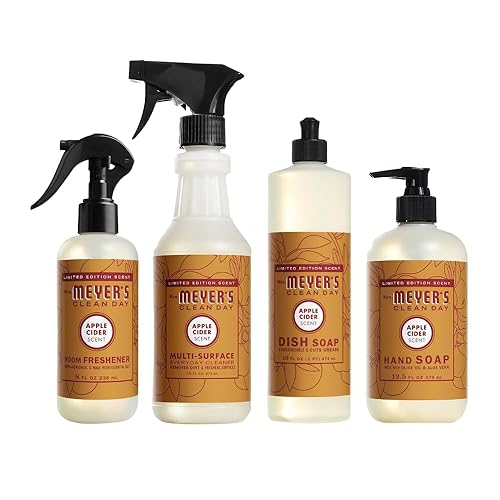 Variety, 1 ambientador de habitación de Mrs. Meyer, 8 onzas, 1 jabón líquido para platos Mrs. Meyer, 16 onzas, 1 jabón líquido de manos, 12.5 onzas,