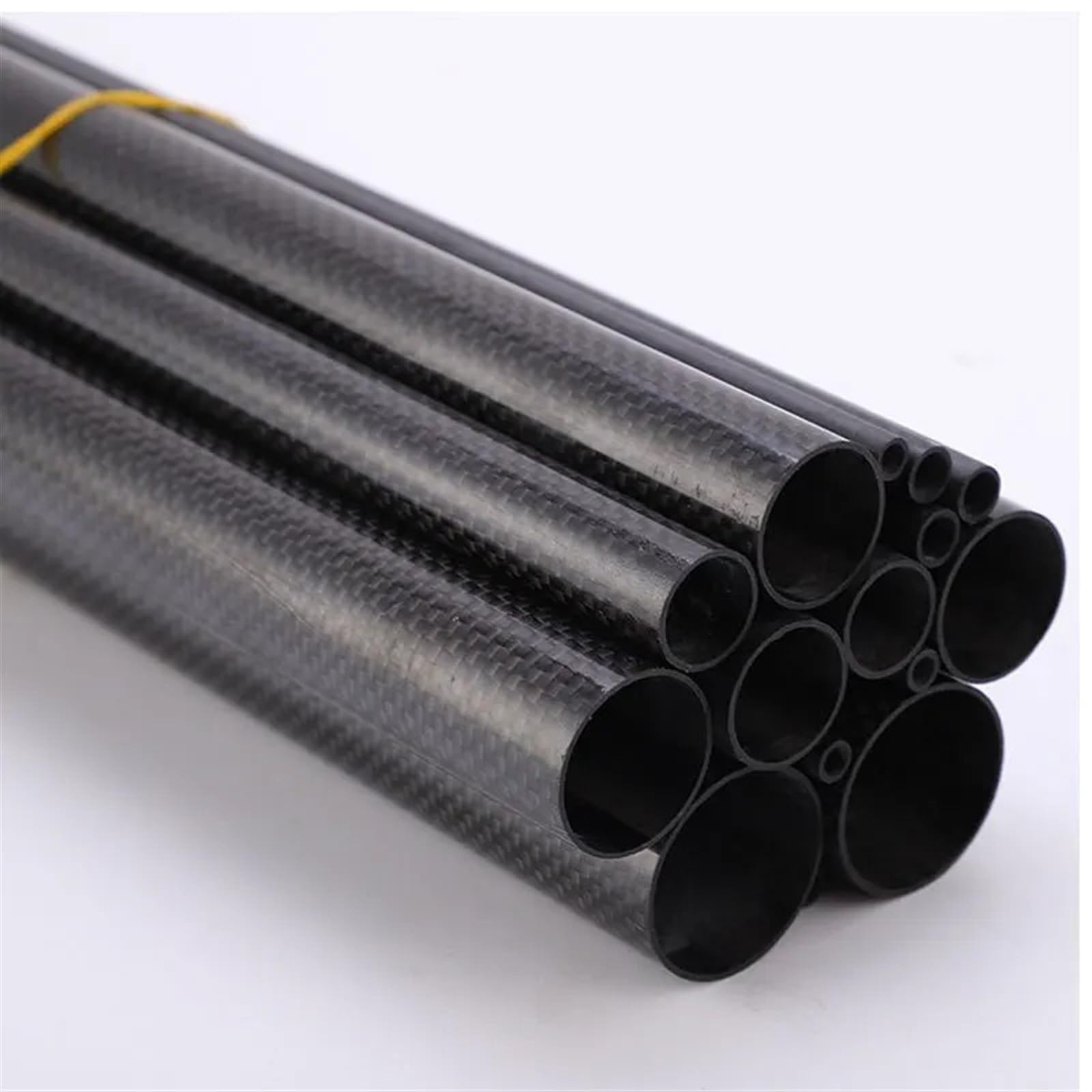 1pcs Multi-Size Specification Carbon Fiber Tube Twill/Plain Weave Bright Matte Carbon Fiber Tube Drone Fittings Carbon Fiber Square Tube(35x30x500mm)