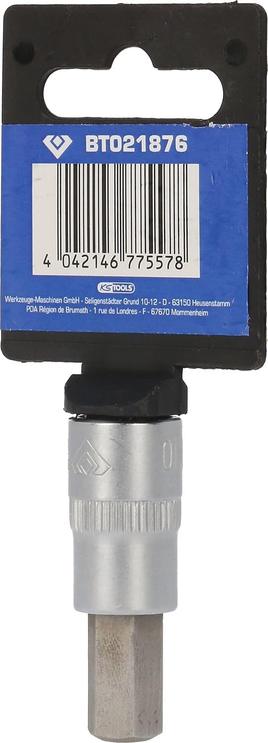 BRILLIANT TOOLS BT021876 Bussola a inserto con esagono incassato 3/8", 10 mm [Powered by KS TOOLS]