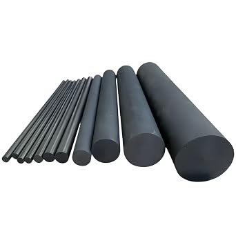 Large Diameter High Purity Graphite Rod 200mm 7.87 Inch Spectral Grade Purity Graphite High Temperature Conductive Carbon Rod for Industrial Melting Laboratory Electrode Use 30mm1.18" 200mm7.87"
