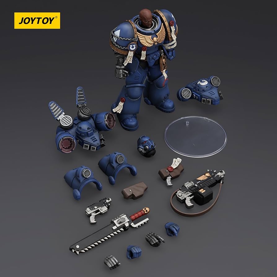 ゲームキャラクター JoyToy Warhammer 40k SM2 Brother Chairon Amazon.com: JOYTOY Warhammer 40k Space Marine 2, Uitramarines