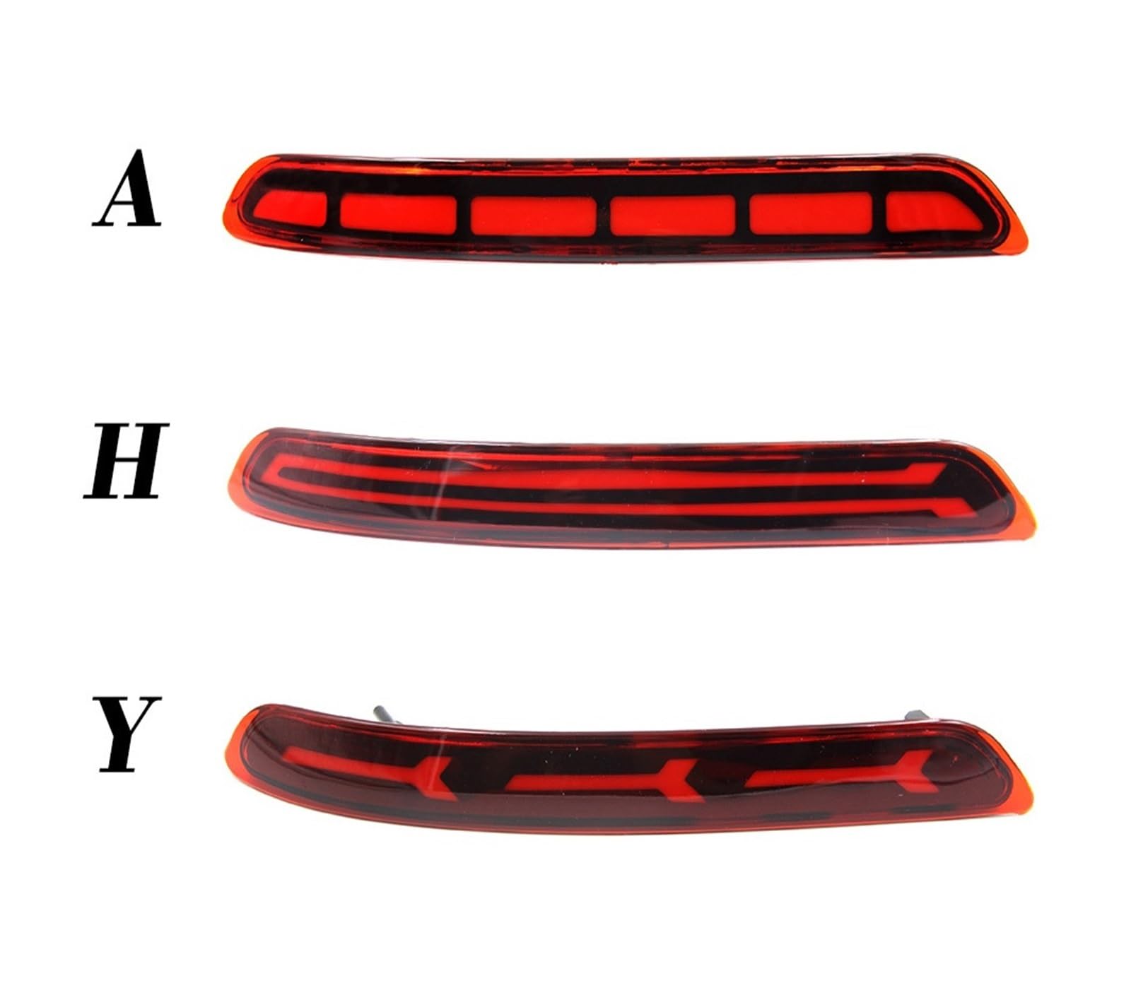 Conjunto piloto trasero coche 2 Uds LED Reflector De Parachoques Trasero Coche Luz Para INNOVA CRYSTA 2016-2022 2017 2018 2019 DRL Luces Freno Accesorios Lámpara Parada