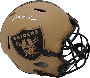 Amazon.com: Maxx Crosby Signed Las Vegas F/S 23 Salute Helmet FAN