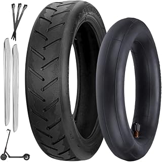 BITUME Reifen für Elektroroller Xiaomi, M365, M365 Pro, Essential, 1S, Pro2, 3 | 8,5 Zoll Reifen für Roller vorne und hinten | rutschfest | Schlauch + Montageset