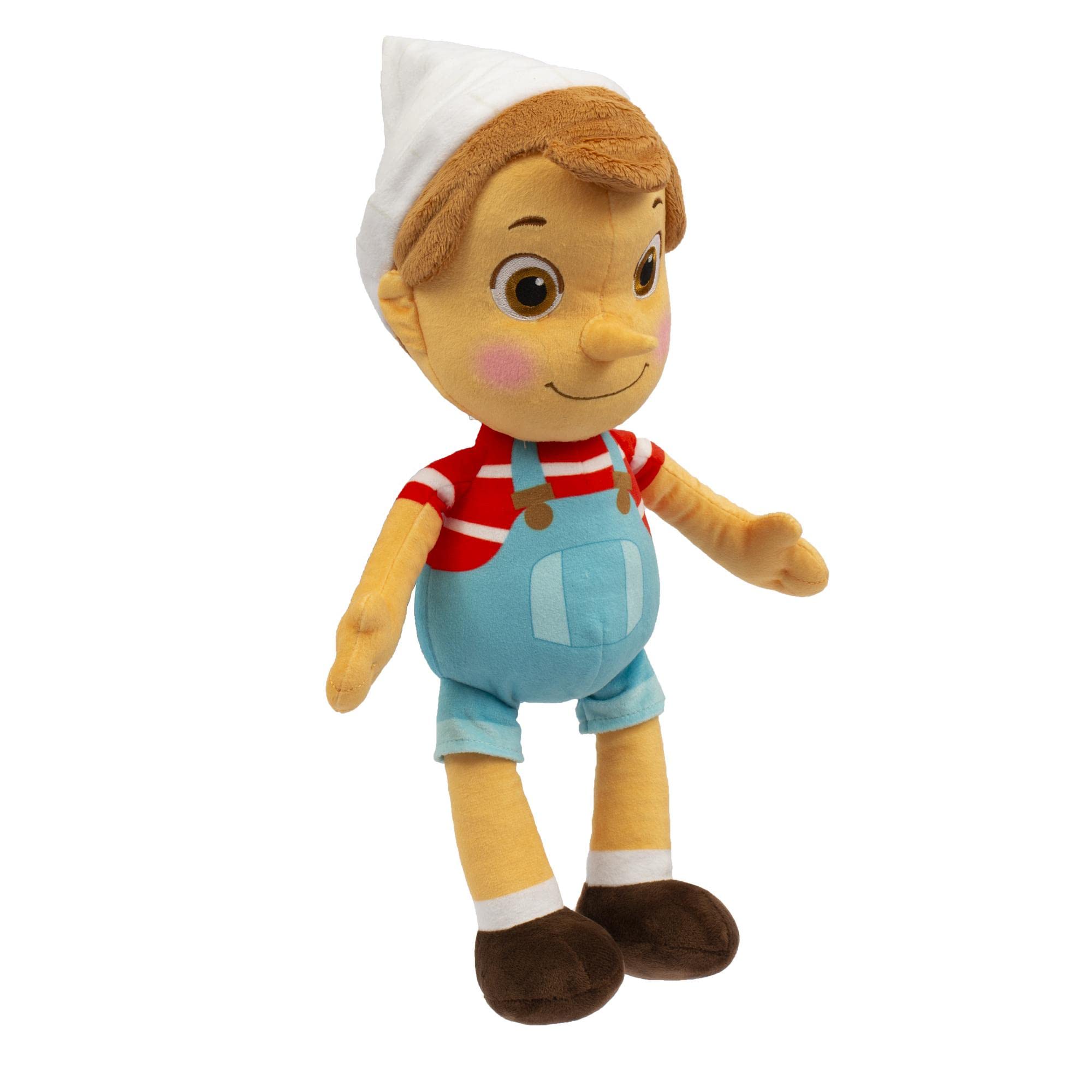 Giochi Preziosi Pinocchio - Peluche Musicale Di 36 Cm Con Cappello, Basta Premere Sulla Pancia Che Si Sente La Sigla Della Serie Tv, Per Bambini A Partire Dai 3 Anni, PNH10000
