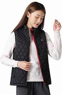 Women's Upgraded Lightweight Heating Vest Women Heating Vest And Smart Cotton Charging Vest Vest Heating Female Piece Heating Usb 9 Heating Zones 3 Levels Ladies Lightweight Heated Gilet