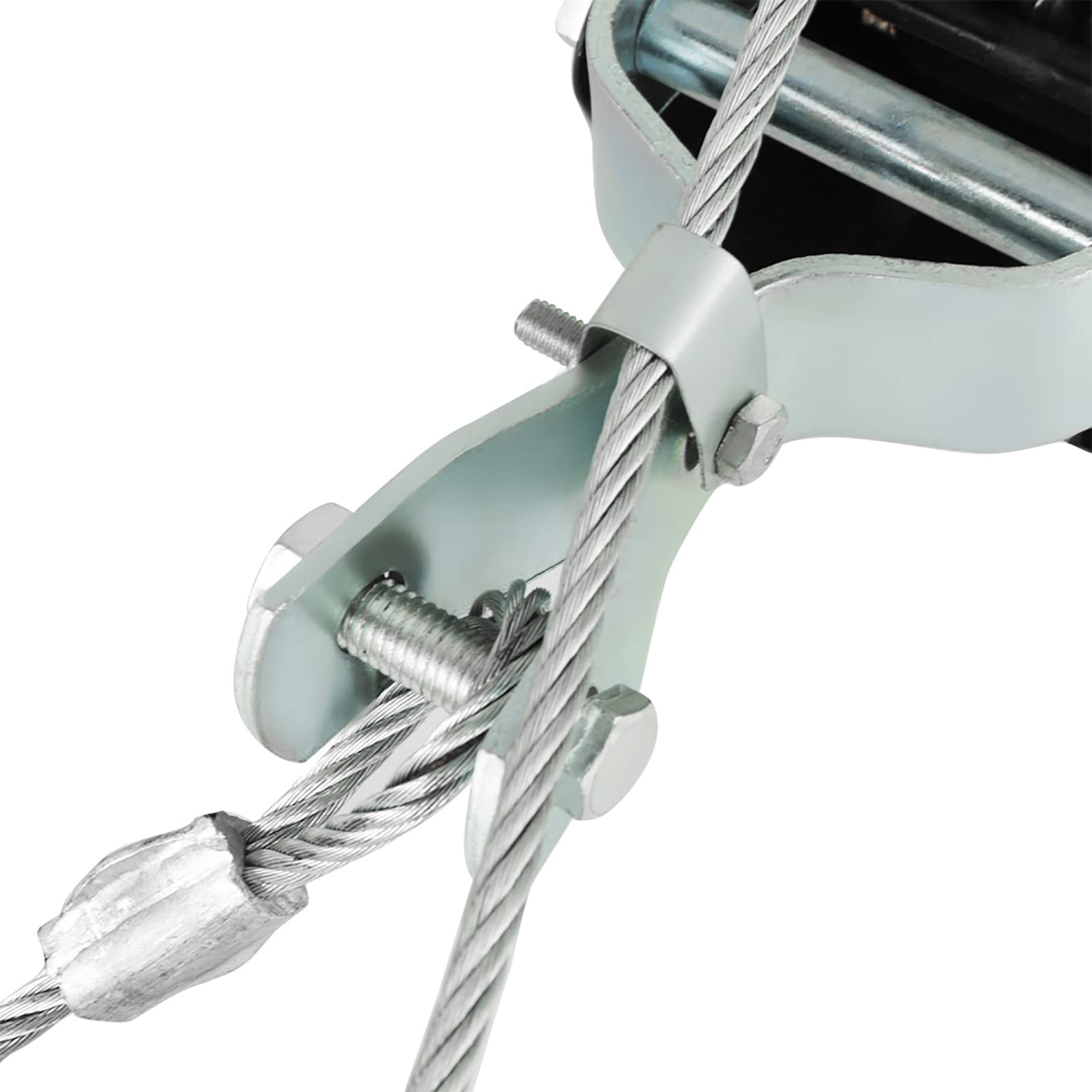 Extractor de Cable de Alimentación, Servicio Pesado 4 Toneladas, Engranajes Dobles con 3 Ganchos, Extractor de Cable de Elevación Automotriz