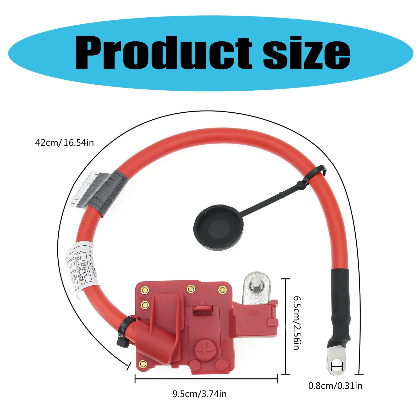 Cable De Soplado Protector Sobrecarga Batería Repuesto Fusibles Batería Positivo para F30 F31 F34 F32 F33 F36 F80 Piezas Mantenimiento Automóviles