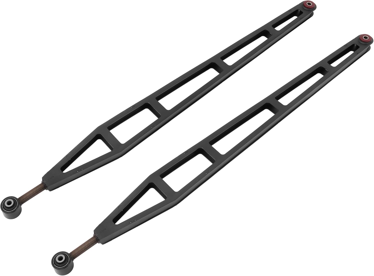 ALMULOO Rear Ladder Traction Bar Compatible with 2015-2020 Ford F150 4X4 4WD with Mounting Bracket Kit Black Steel Powder Coated Traction Suspension Stabilizing Bar 5-7inch