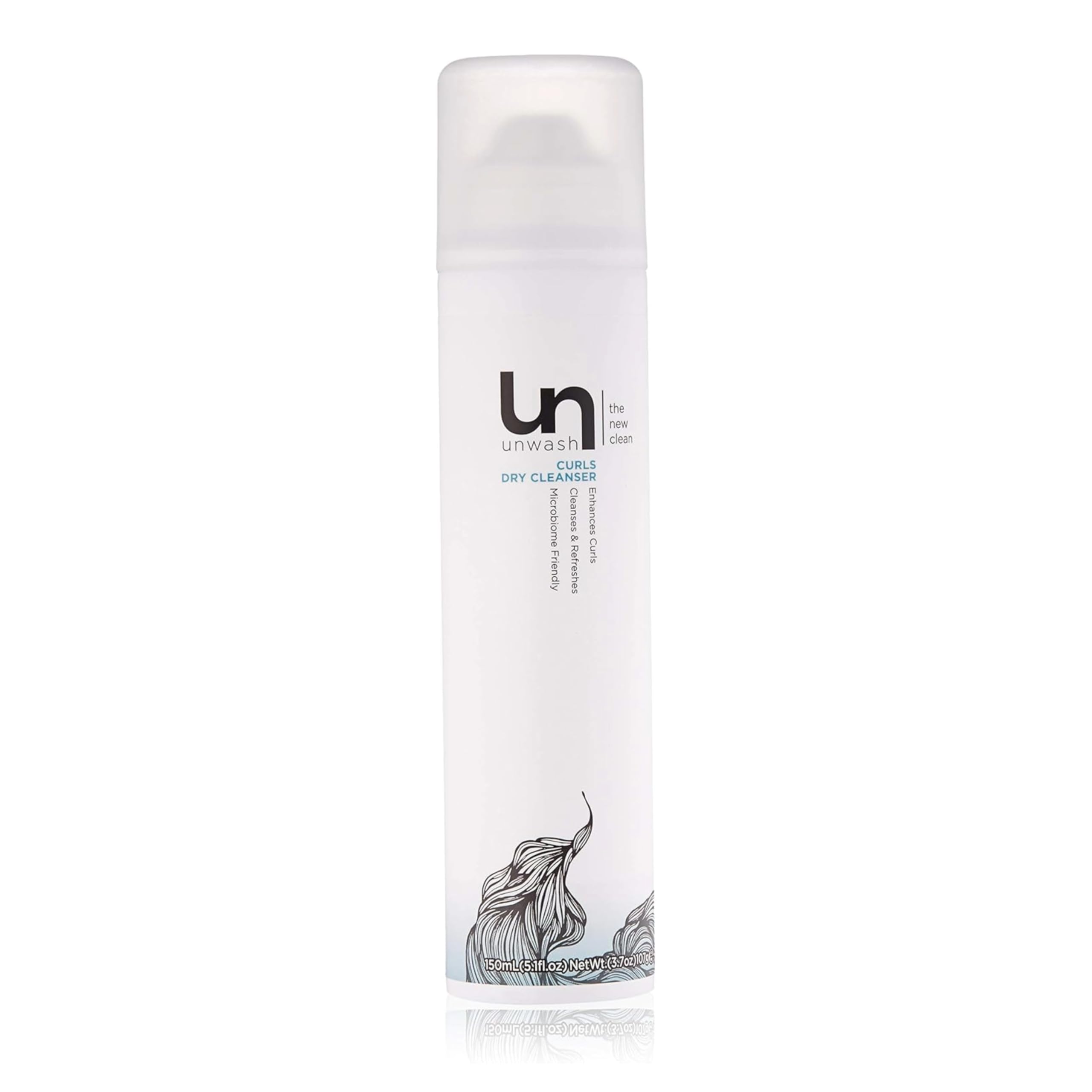 UnwashCurls Dry Cleanser For Unisex 5.1 Oz