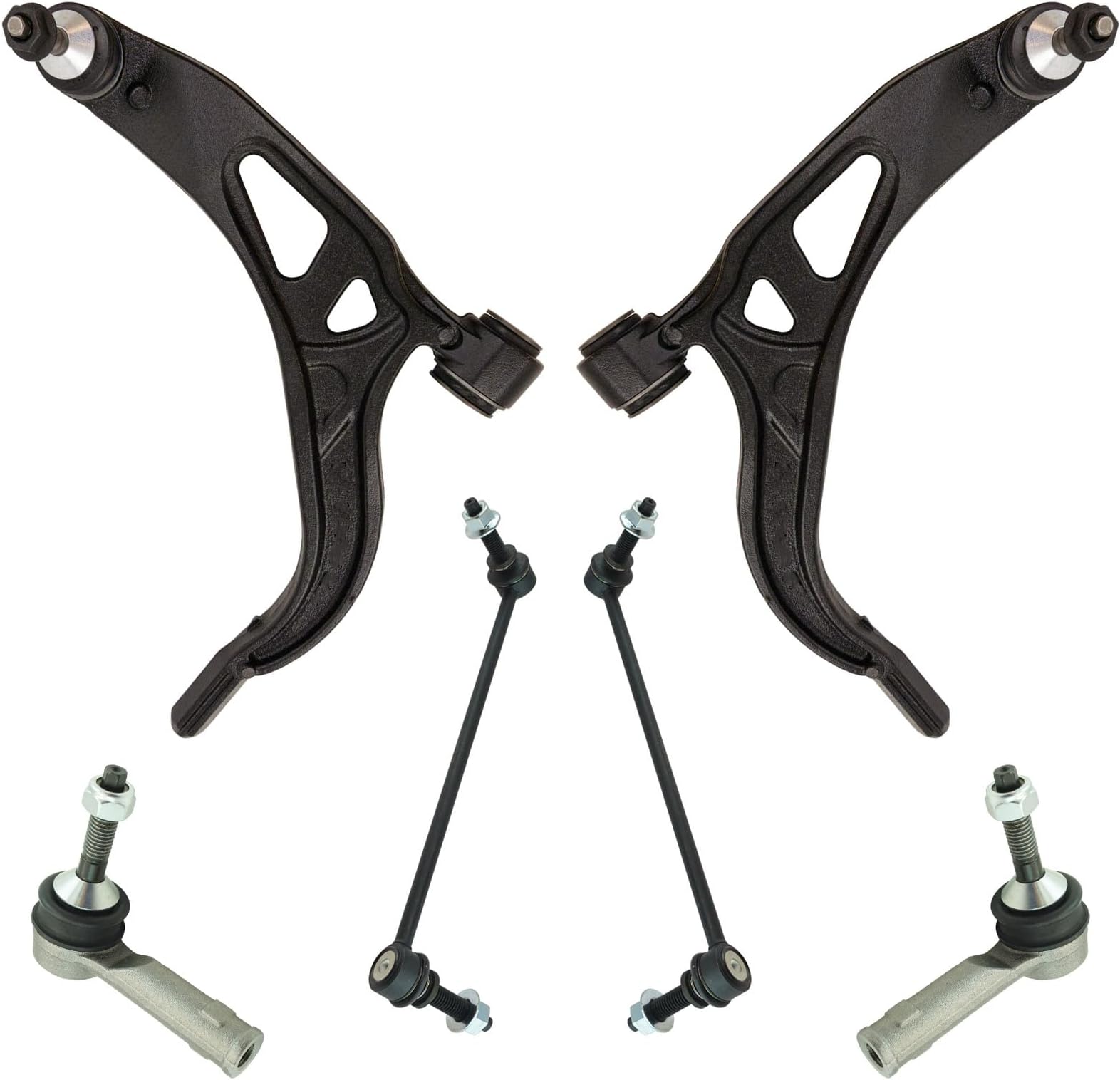 TRQ Front Control Arm Ball Joint Sway Link Tie Rod Suspension Kit for Explorer