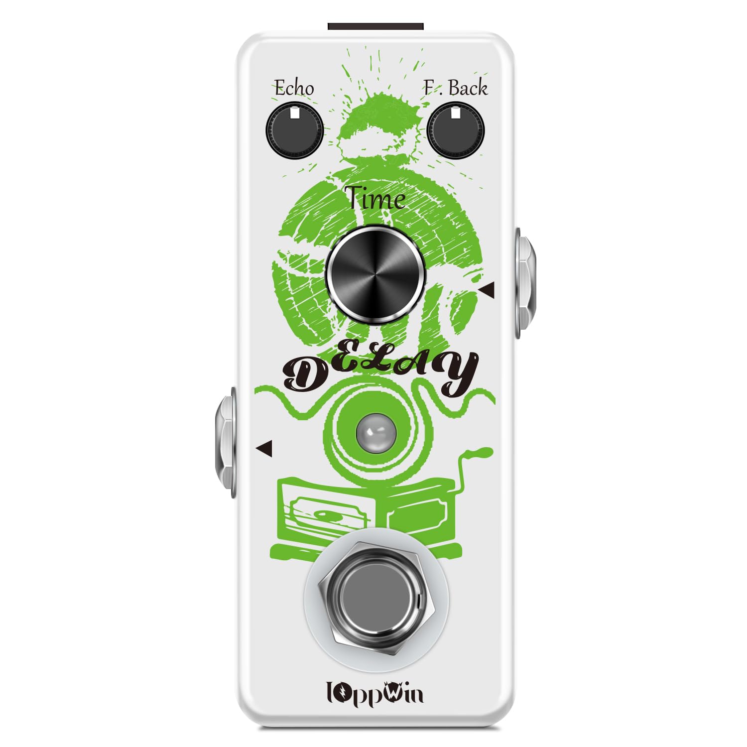 Gitarrenpedale Premium Analog Delay Pedal - Warme, saubere, glatte Töne mit 25ms-600ms einstellbarer Reichweite & True Bypass, für Retro Tone Lovers und Live Musiker