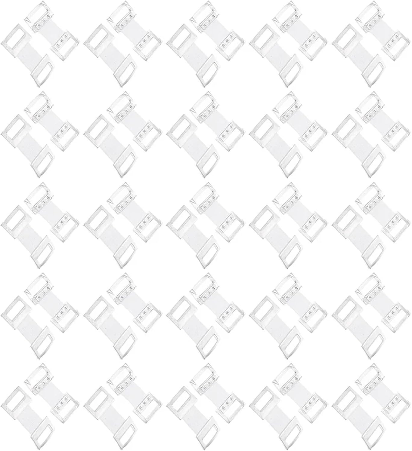Bandage Clips 100pcs Elastic Bandage Aluminum Clips Metal Fixing Adjustable Compression Support Sprains Strains Clothing Fastening for Various Types Bandages
