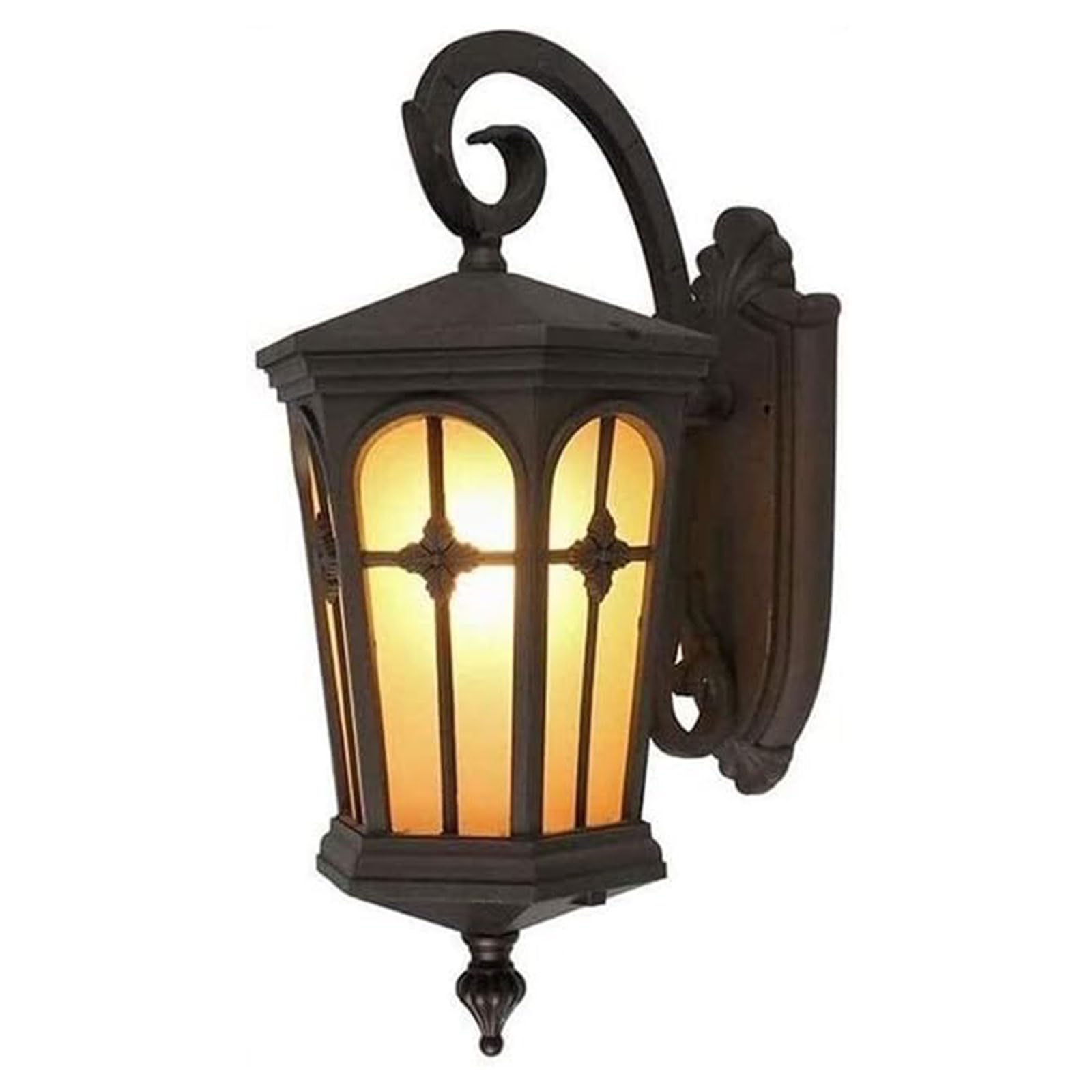 Applique murale rétro en verre pour illuminer vos soirées sur la terrasse