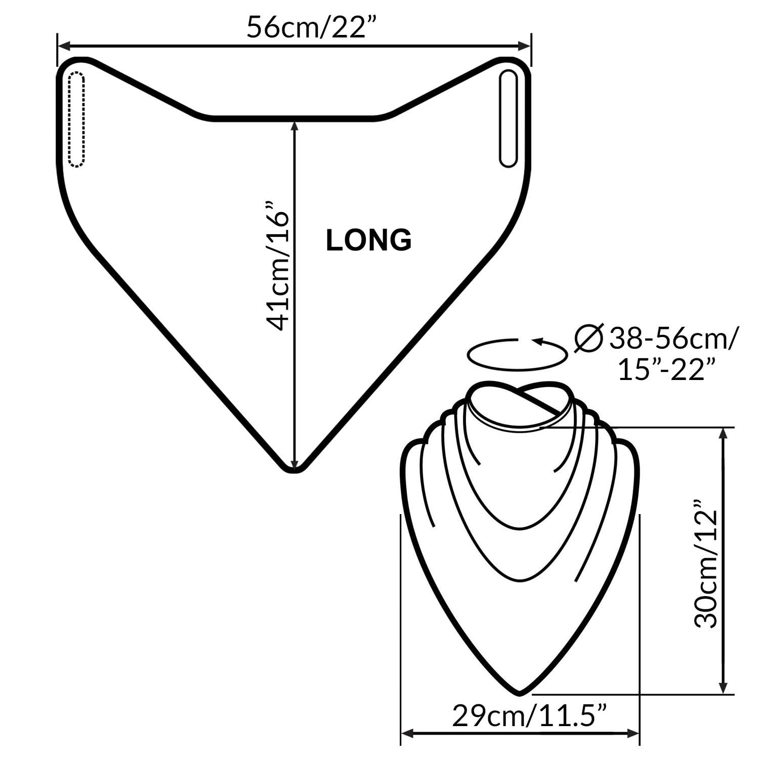 Care Designs Grand bavoir pour adulte - Élégant et digne - Protection de vêtements de style écharpe douce et confortable, absorbant, imperméable, lavable en machine